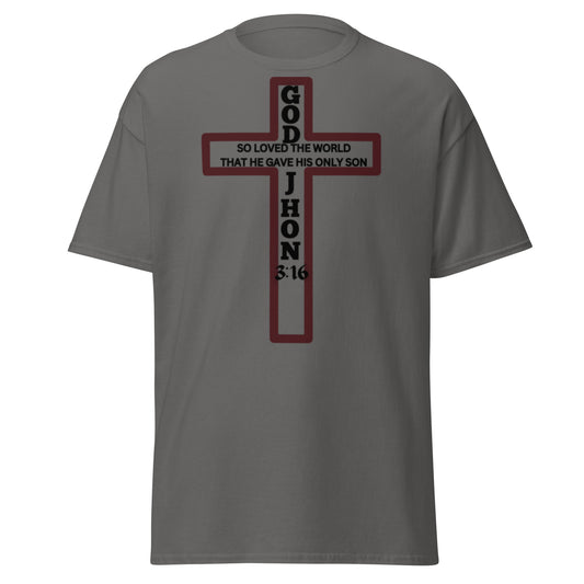 God so loved the world Men's classic tee