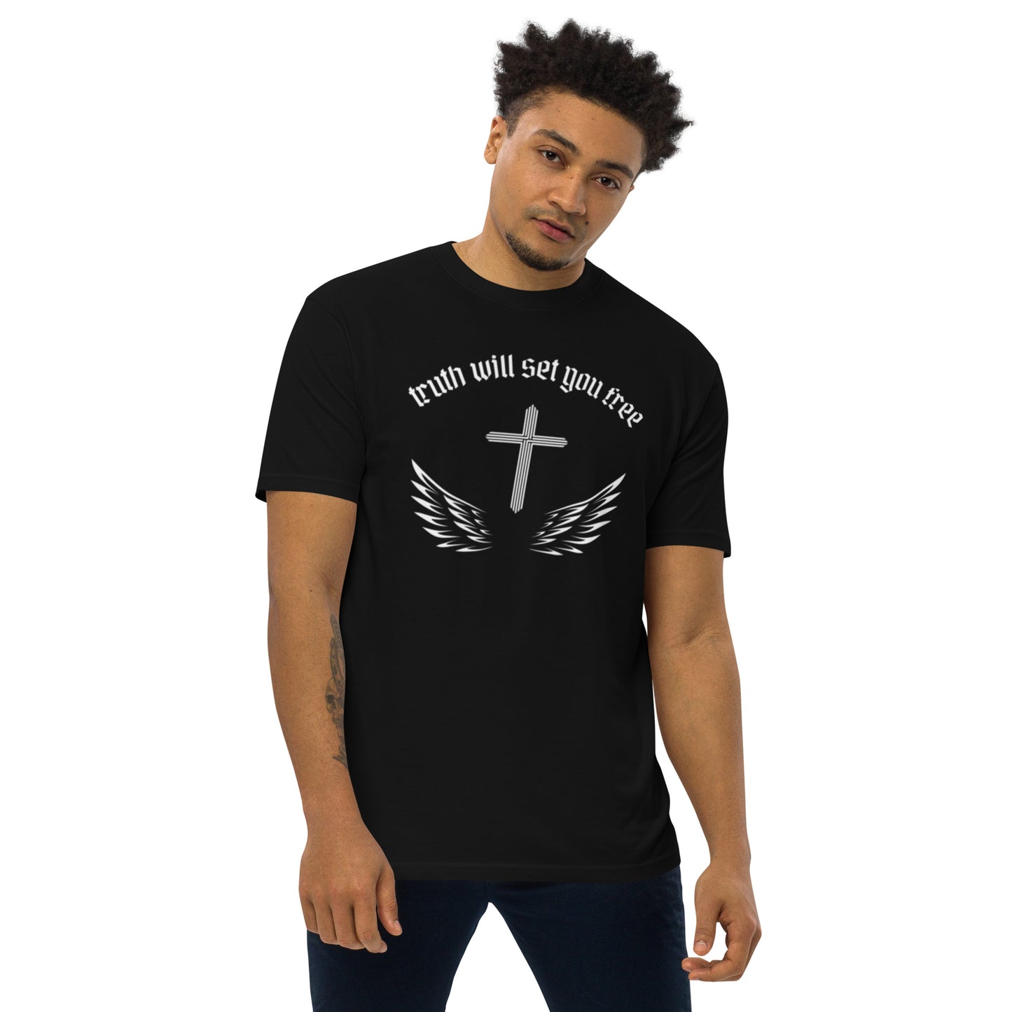 Truth will set you free Men’s premium heavyweight tee