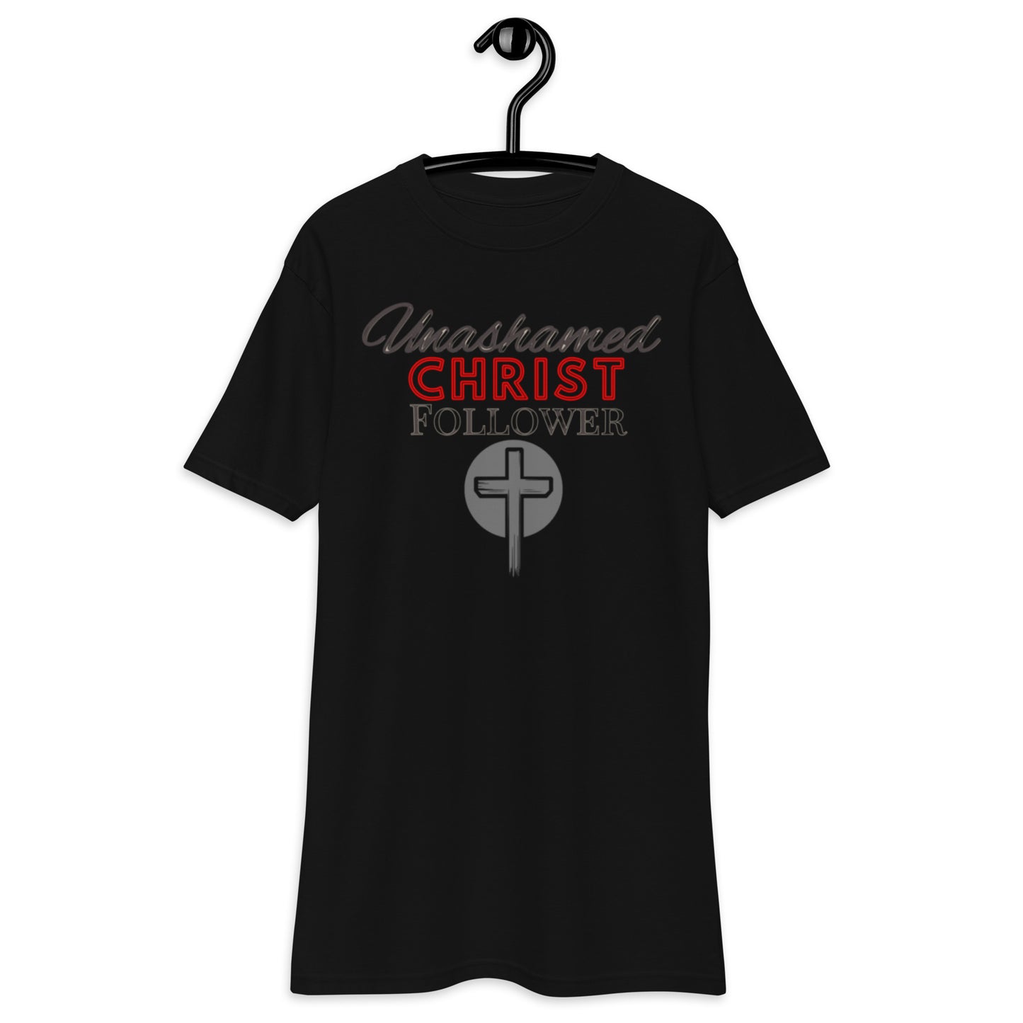 Unashamed Christ follower Men’s premium heavyweight tee