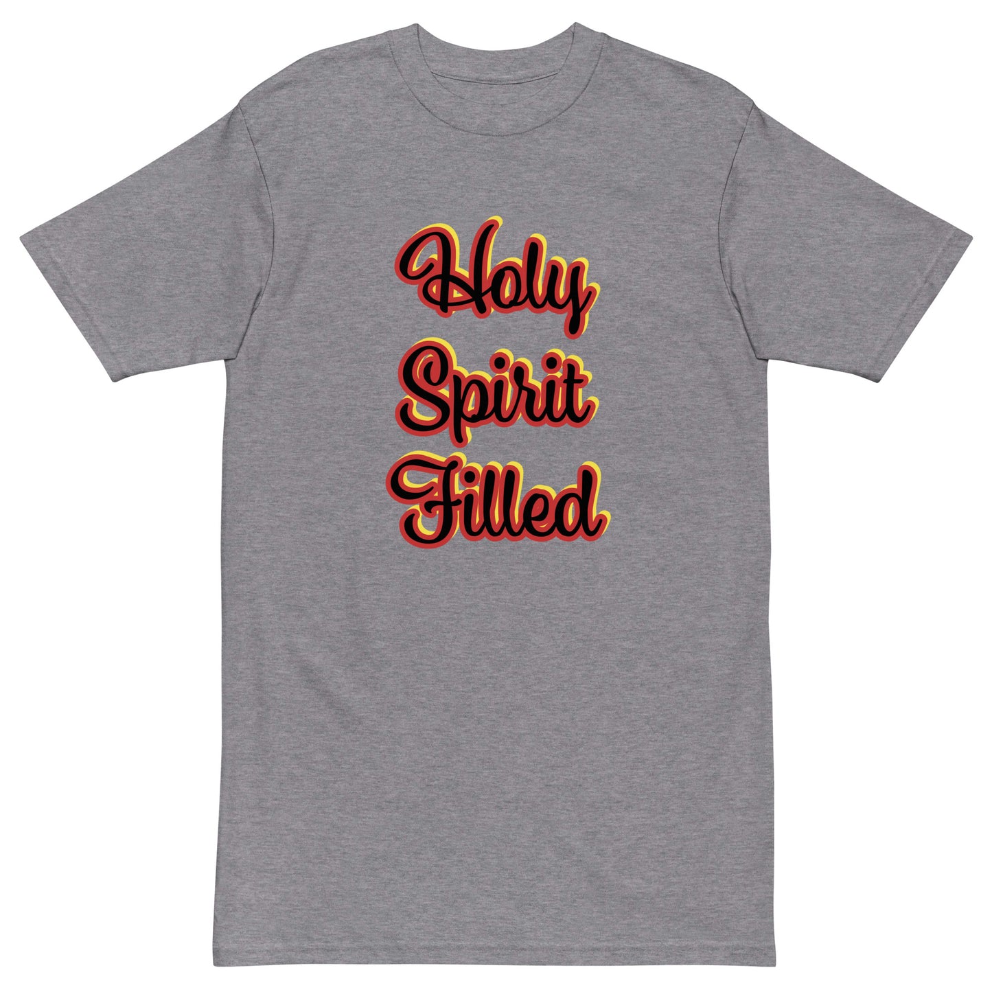 Holy Spirit Filled Men’s premium heavyweight tee