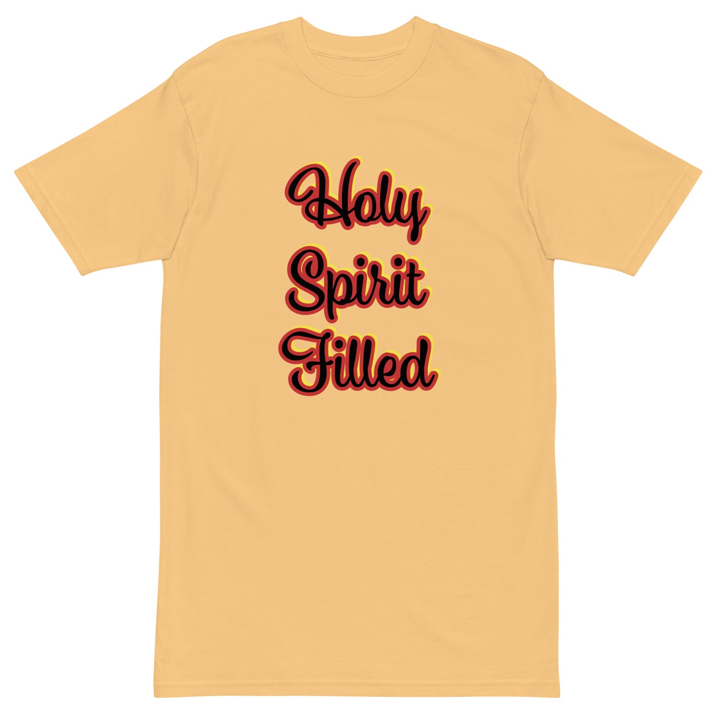 Holy Spirit Filled Men’s premium heavyweight tee