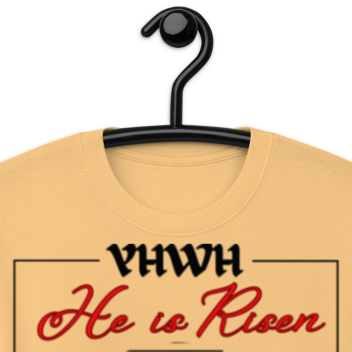 He  is Risen Men’s premium heavyweight tee