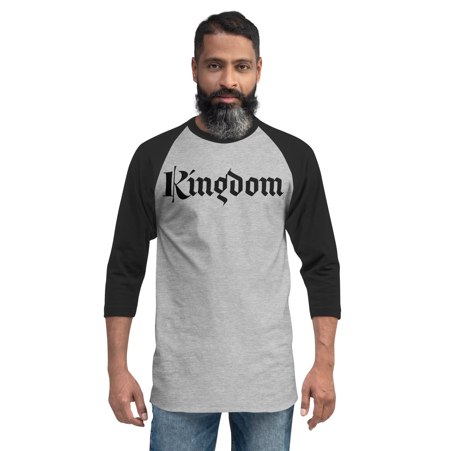 Kingdom 3/4 sleeve raglan shirt