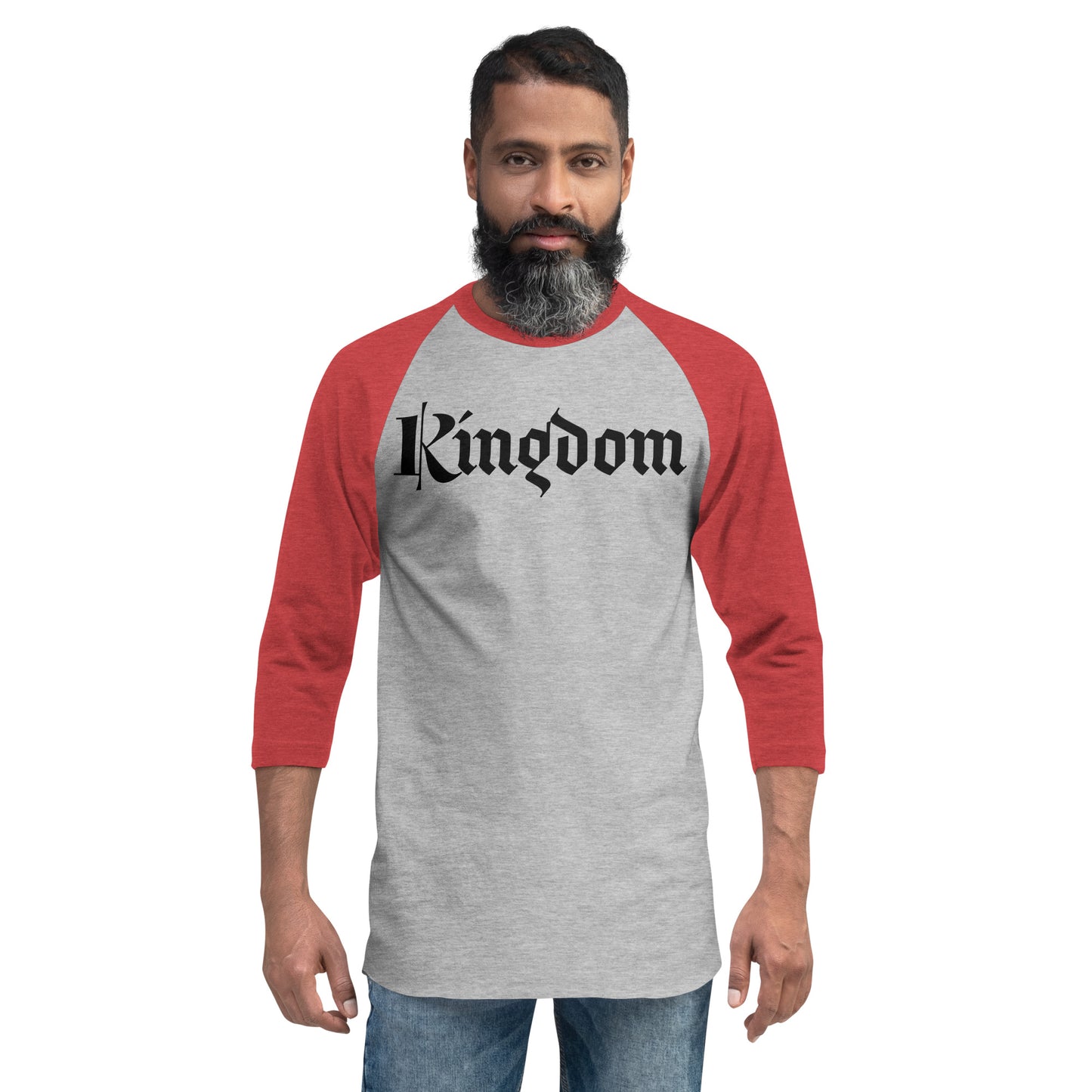 Kingdom 3/4 sleeve raglan shirt