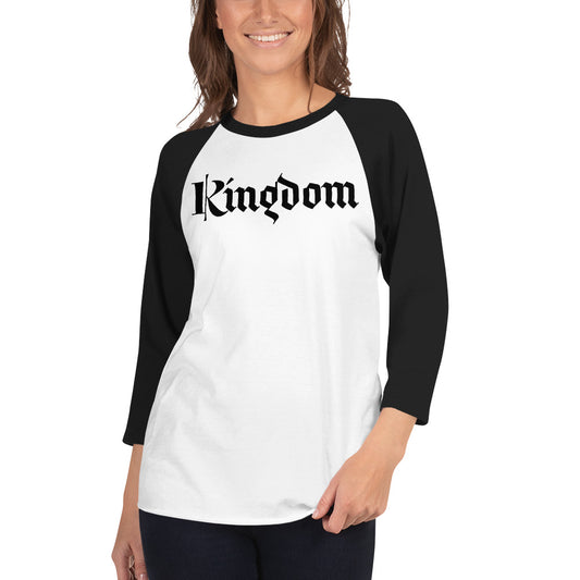 Kingdom 3/4 sleeve raglan shirt