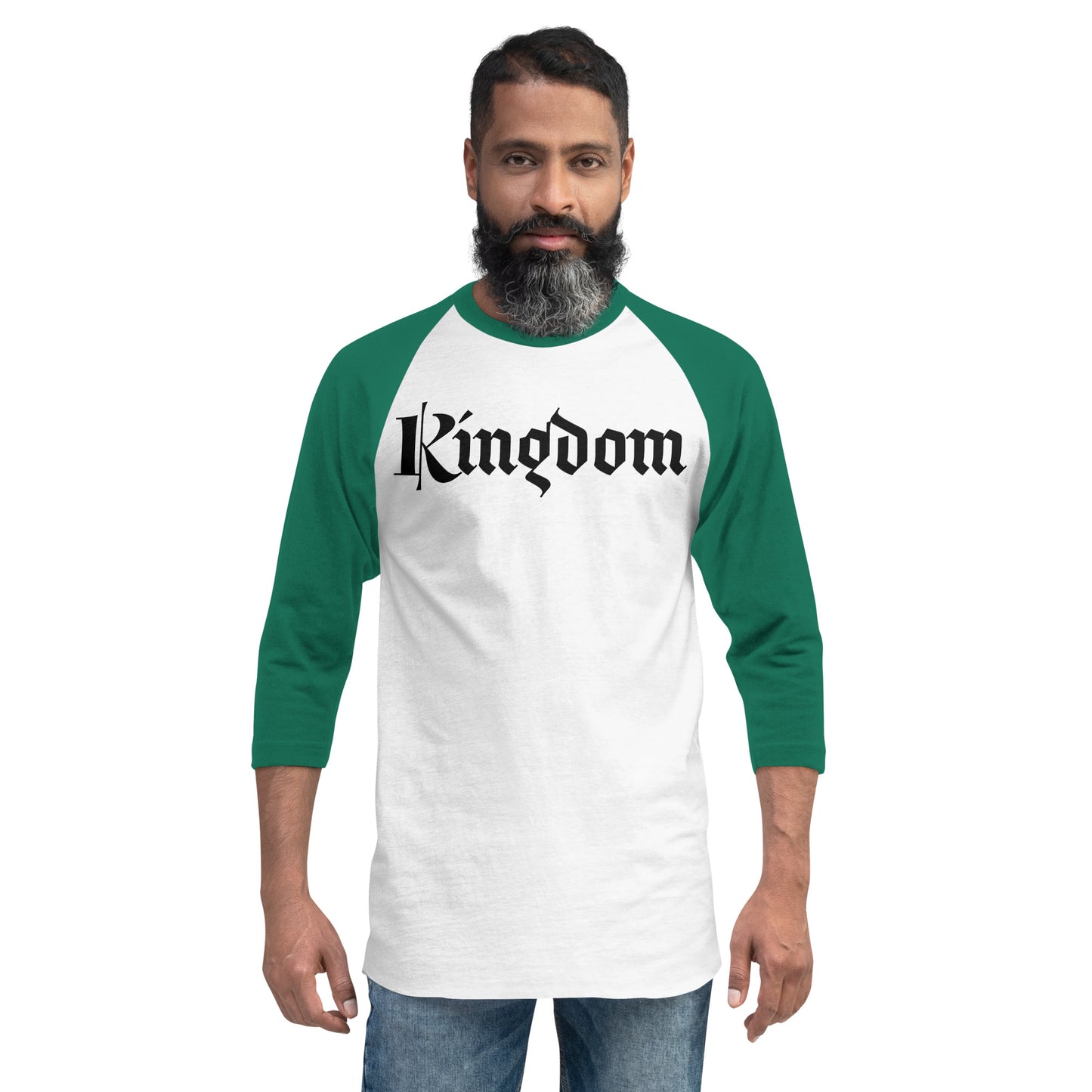 Kingdom 3/4 sleeve raglan shirt