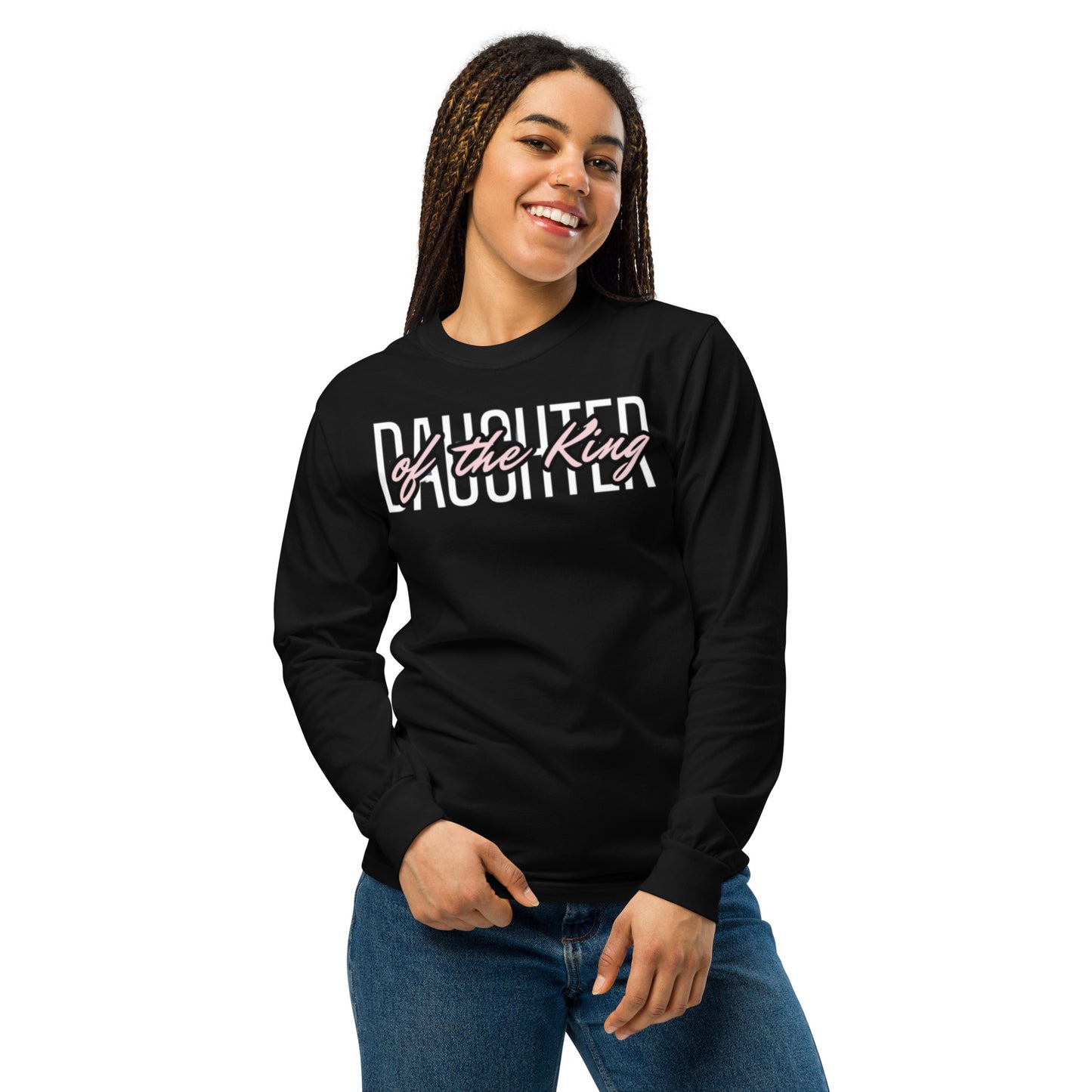 Daughter of The King Garment-dyed heavyweight long-sleeve shirt