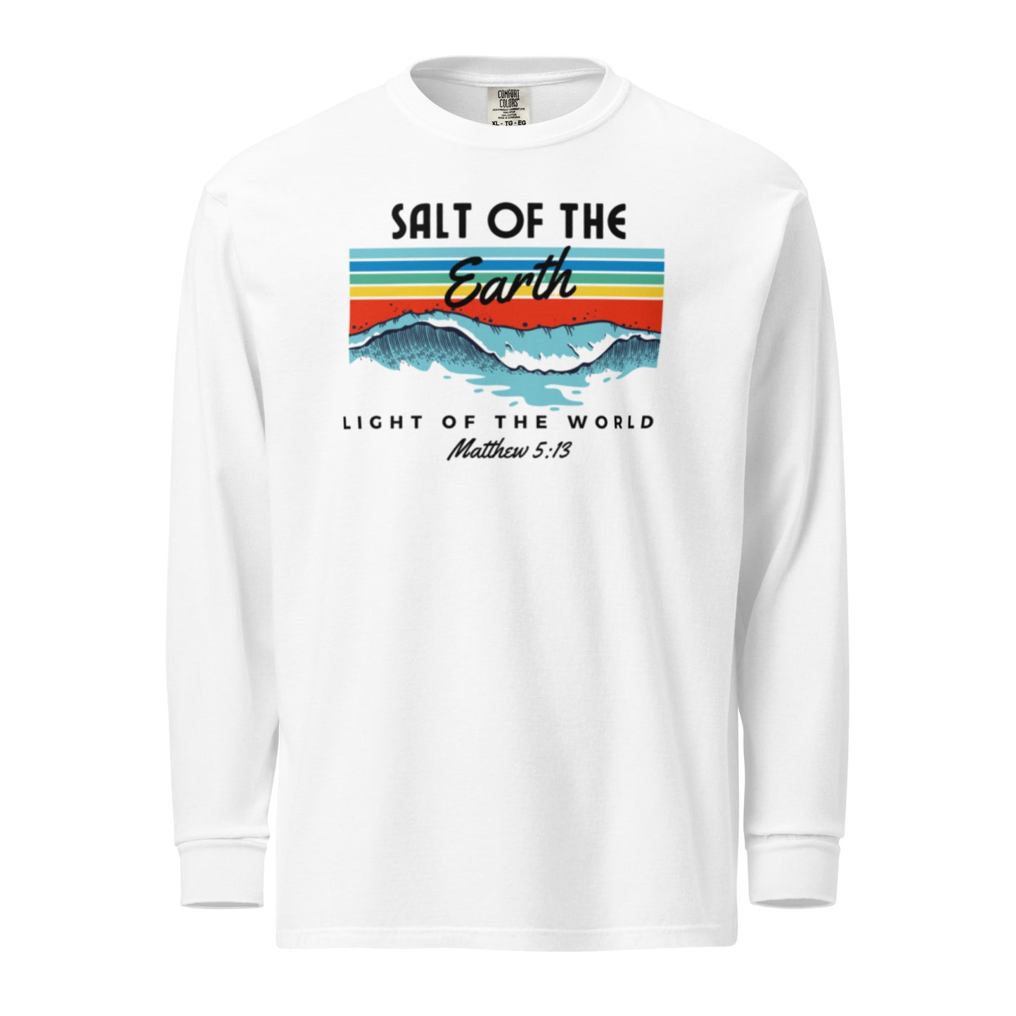 Salt of the earth Garment-dyed heavyweight long-sleeve shirt