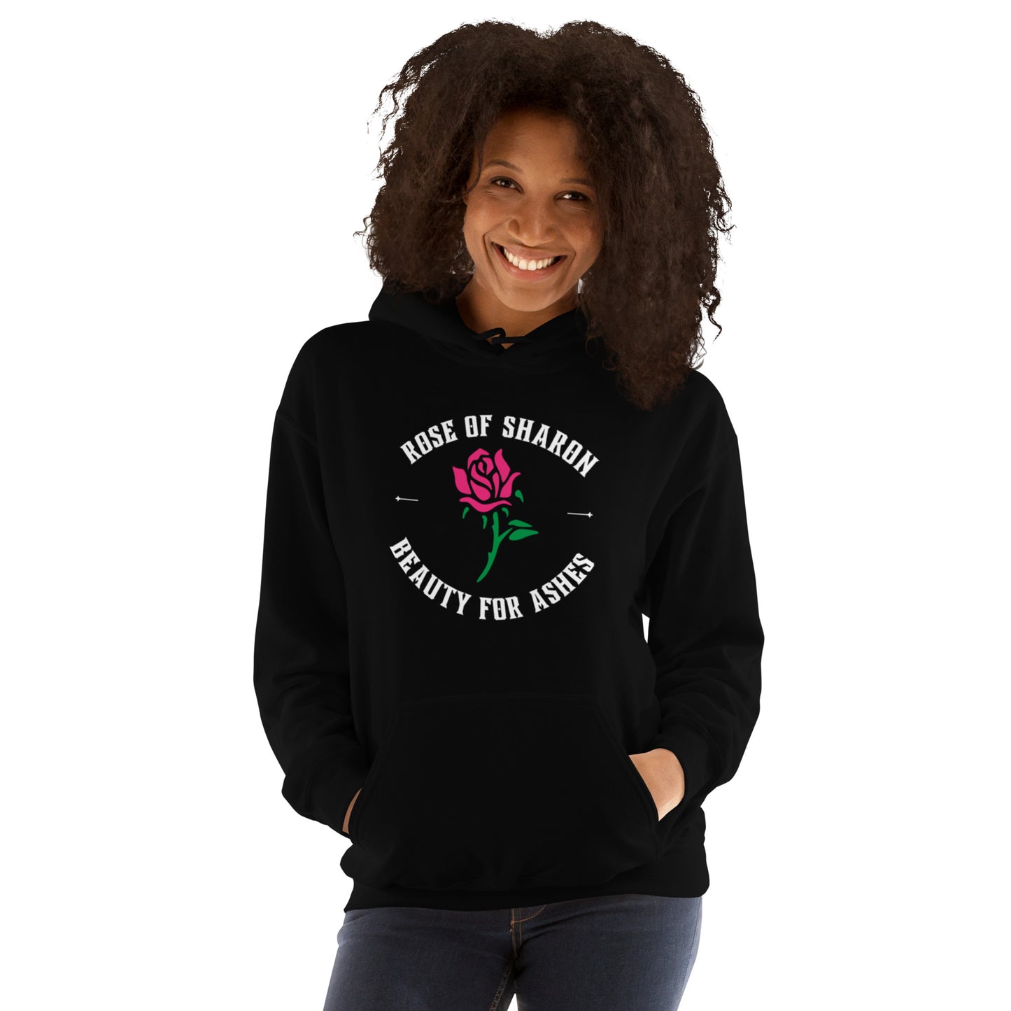 Rose of Sharon Beauty for Ashes Unisex Hoodie