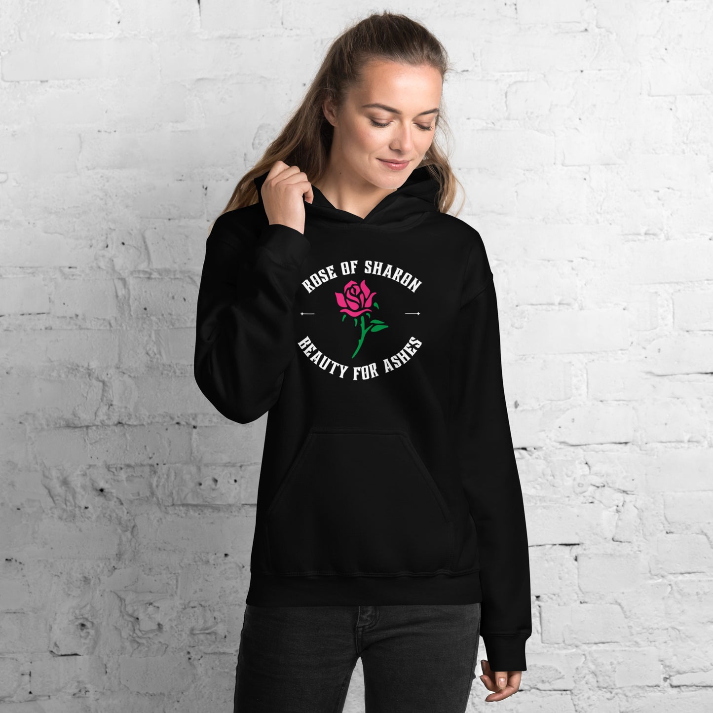 Rose of Sharon Beauty for Ashes Unisex Hoodie