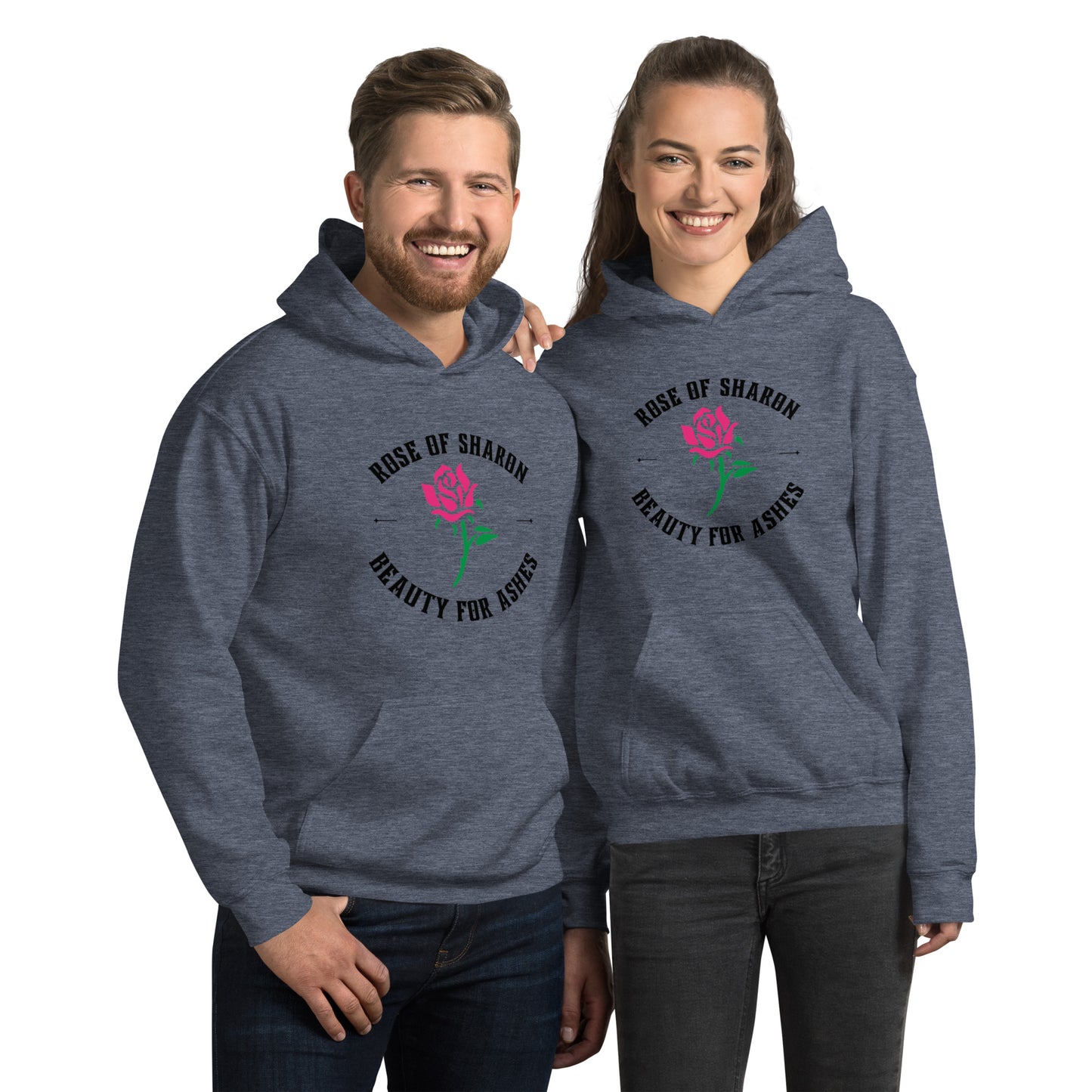 Beauty for Ashes Rose of Sharon Unisex Hoodie