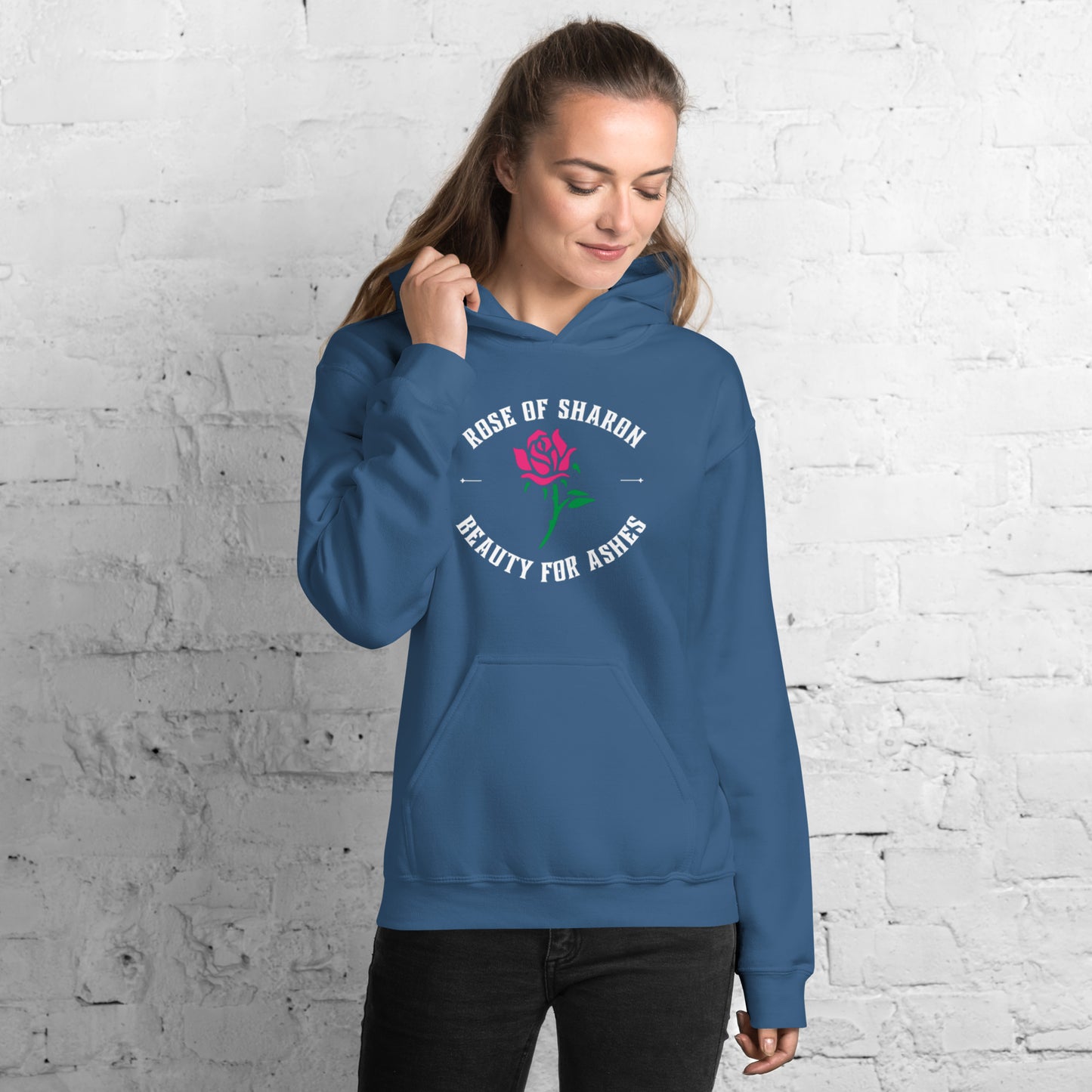 Rose of Sharon Beauty for Ashes Unisex Hoodie