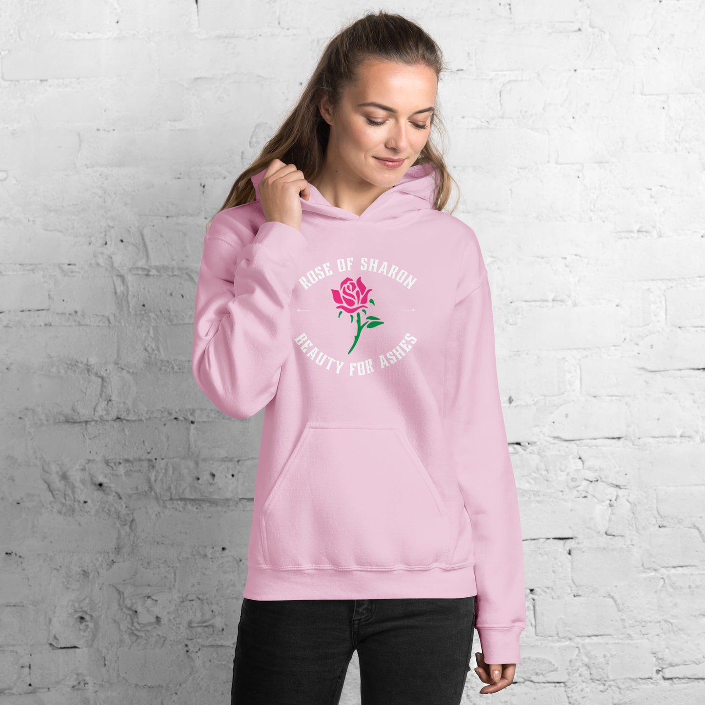 Rose of Sharon Beauty for Ashes Unisex Hoodie