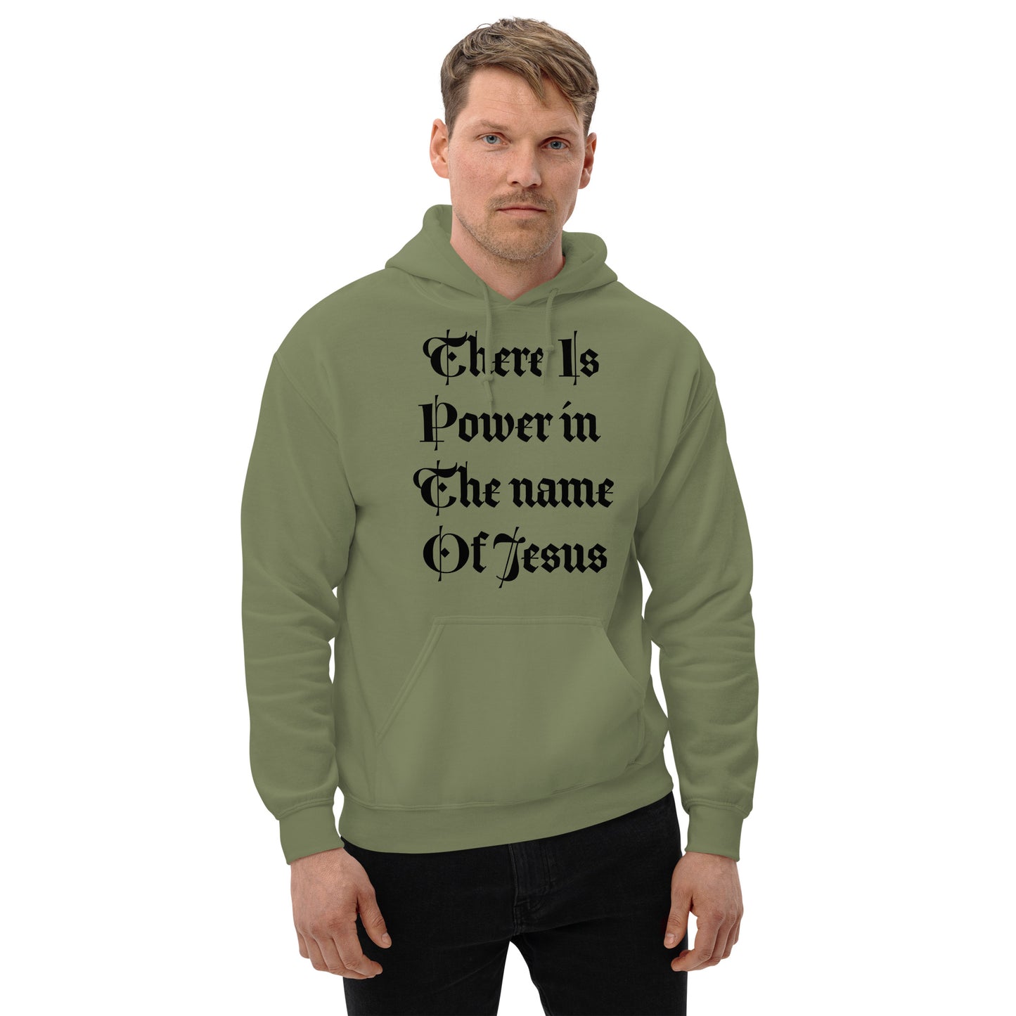 There is Power in the name of Jesus Unisex Hoodie