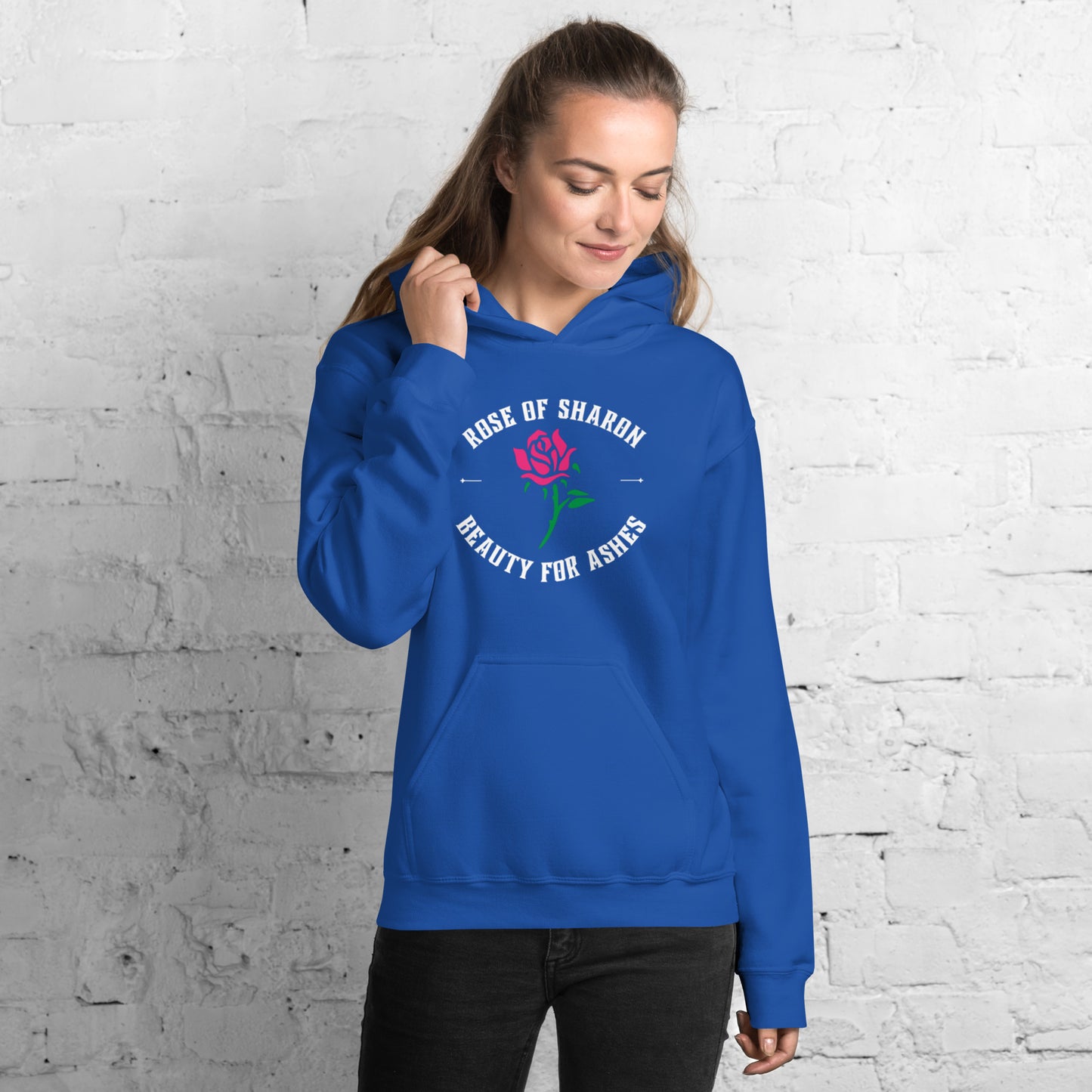 Rose of Sharon Beauty for Ashes Unisex Hoodie