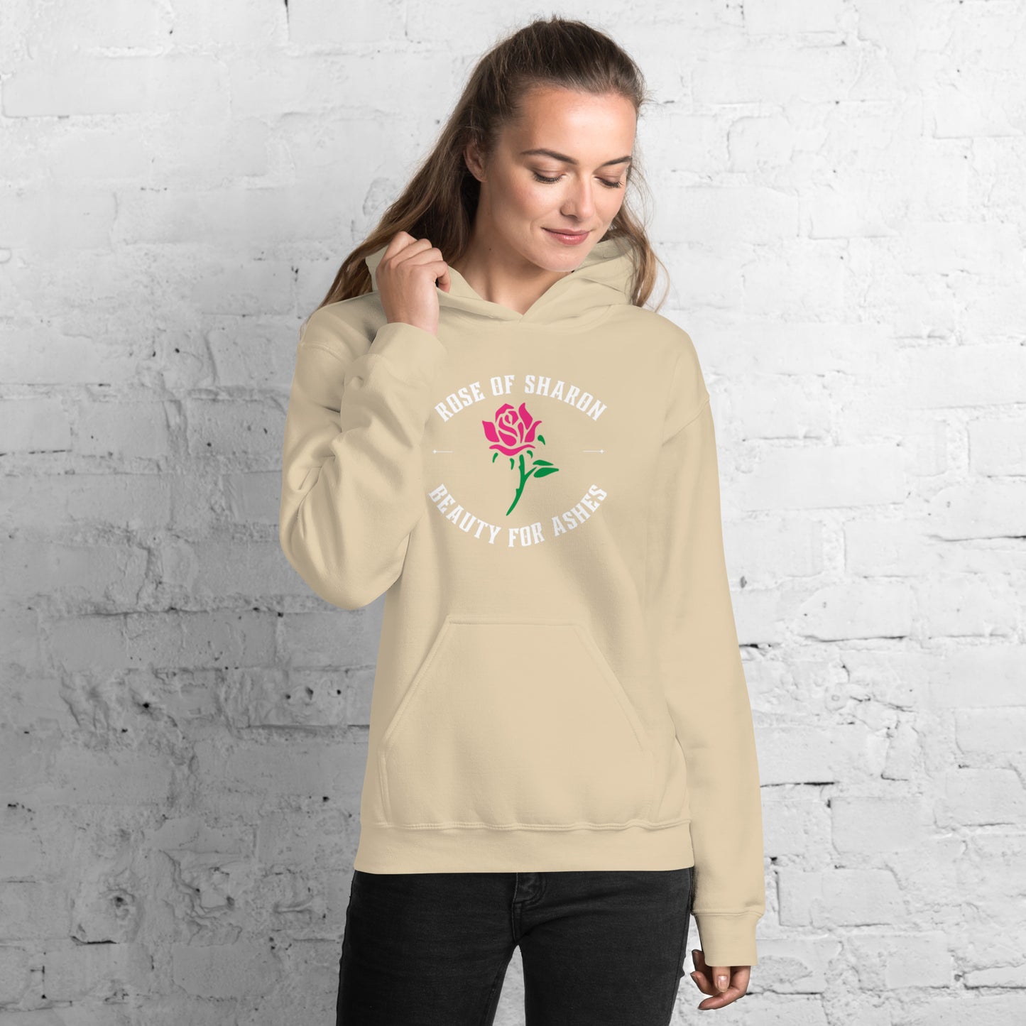 Rose of Sharon Beauty for Ashes Unisex Hoodie