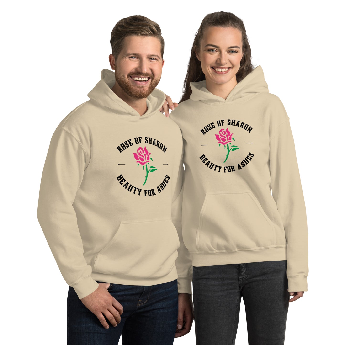 Beauty for Ashes Rose of Sharon Unisex Hoodie