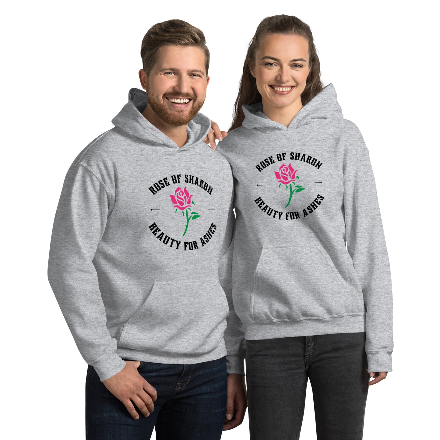 Beauty for Ashes Rose of Sharon Unisex Hoodie