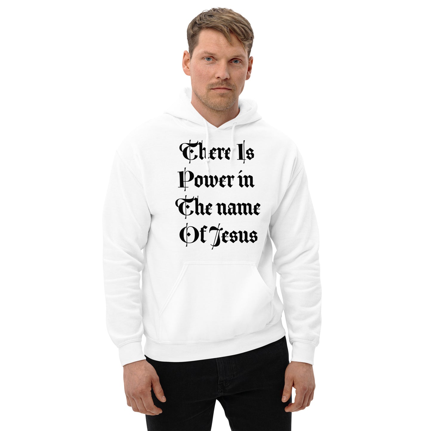 There is Power in the name of Jesus Unisex Hoodie