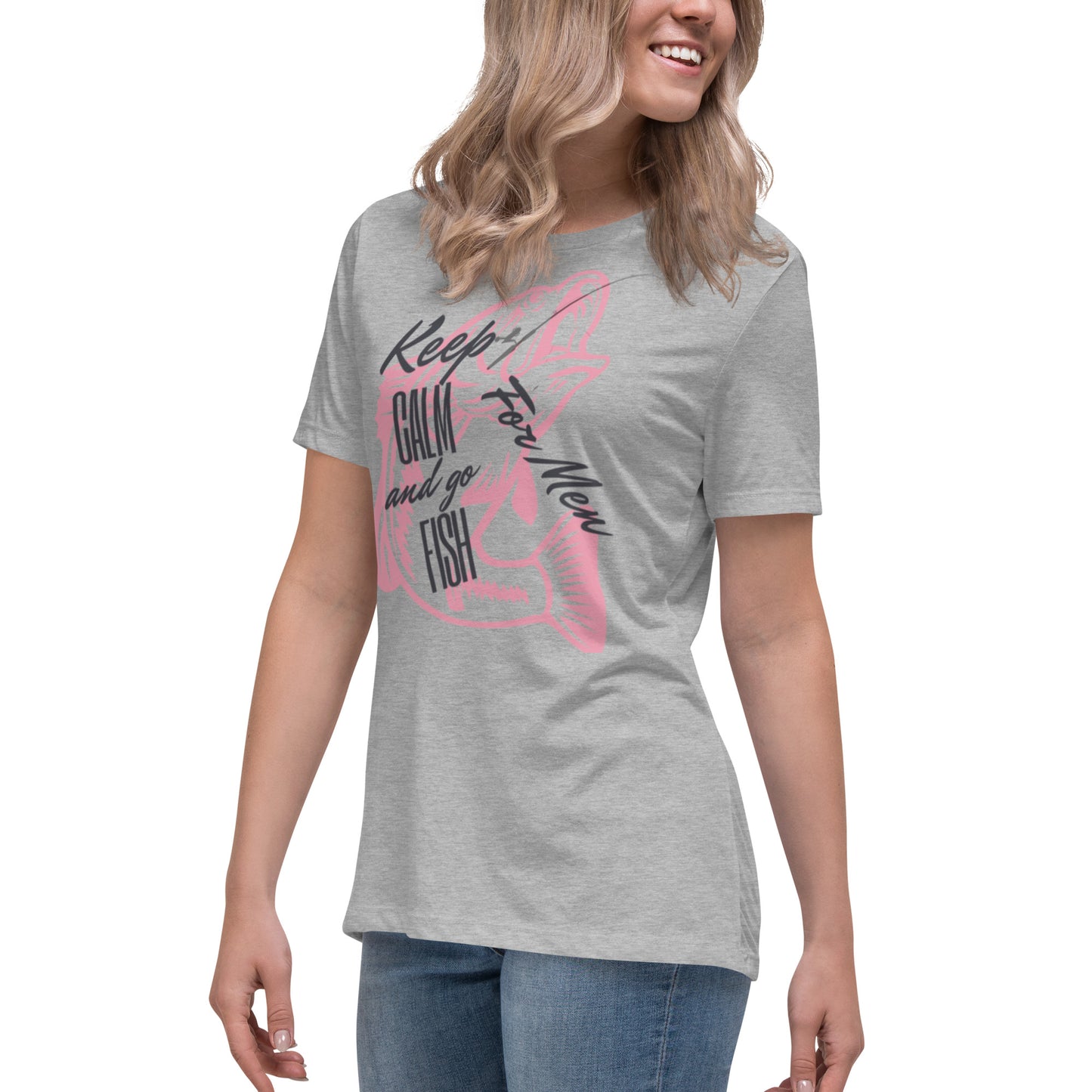 Keep Calm and go Fish for Men Women's Relaxed T-Shirt