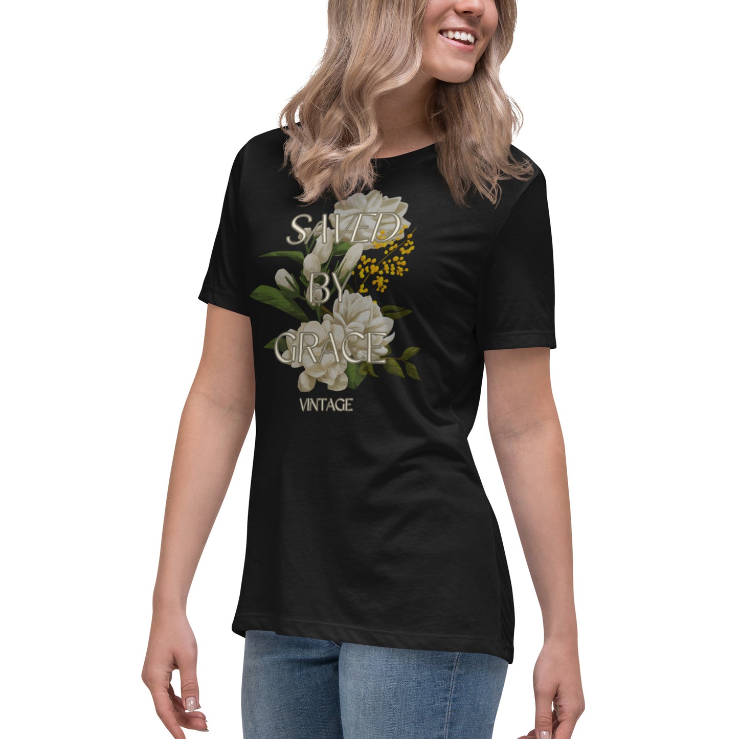 Saved By Grace Women's Relaxed T-Shirt