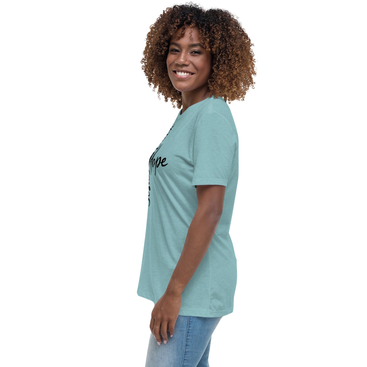 Jesus Faith Love Hope Women's Relaxed T-Shirt