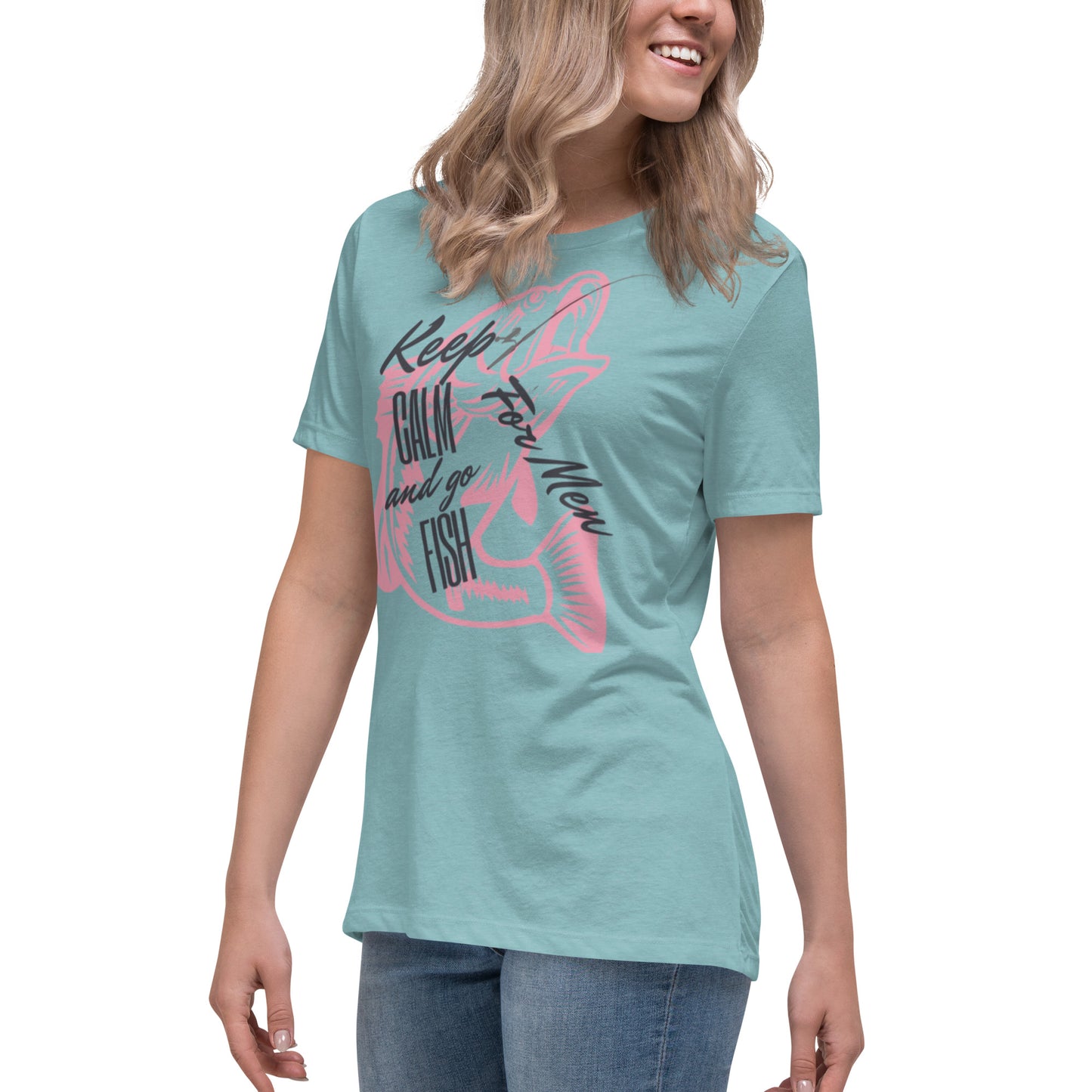 Keep Calm and go Fish for Men Women's Relaxed T-Shirt