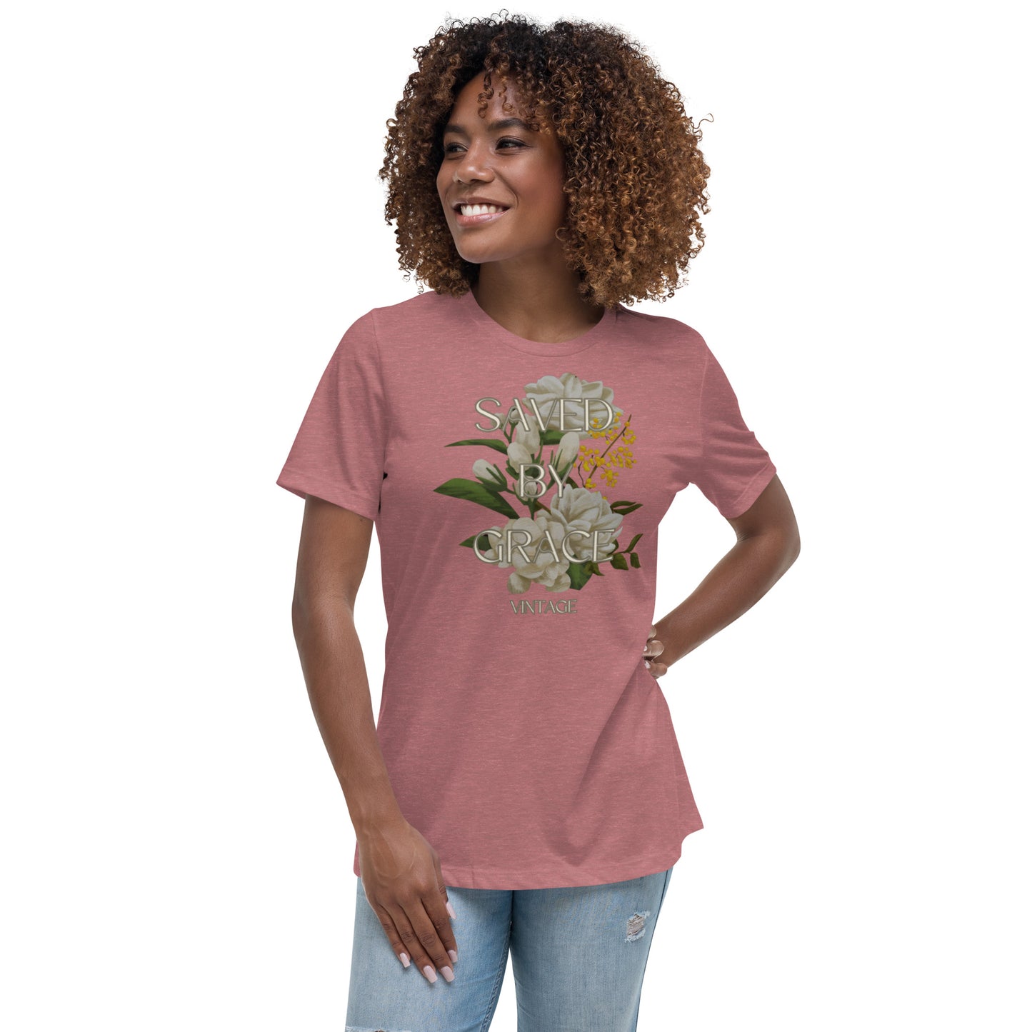 Saved By Grace Women's Relaxed T-Shirt