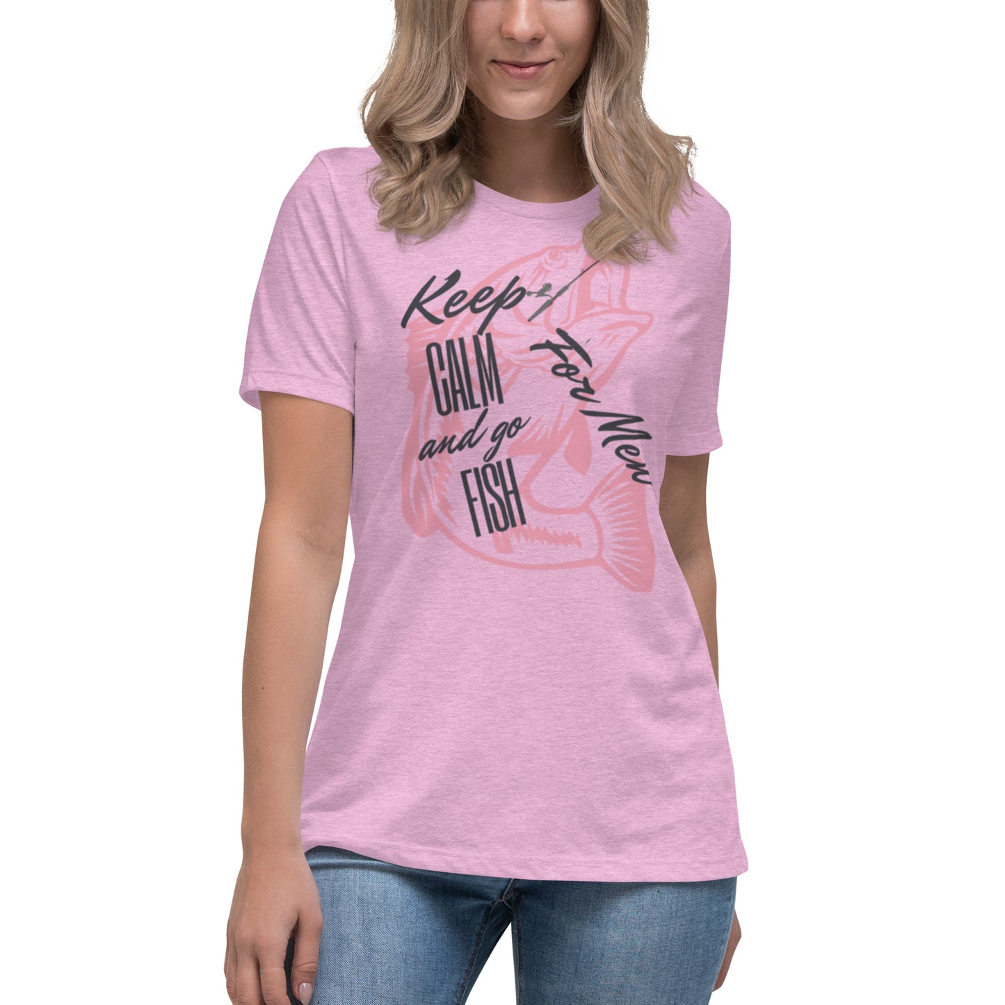 Keep Calm and go Fish for Men Women's Relaxed T-Shirt