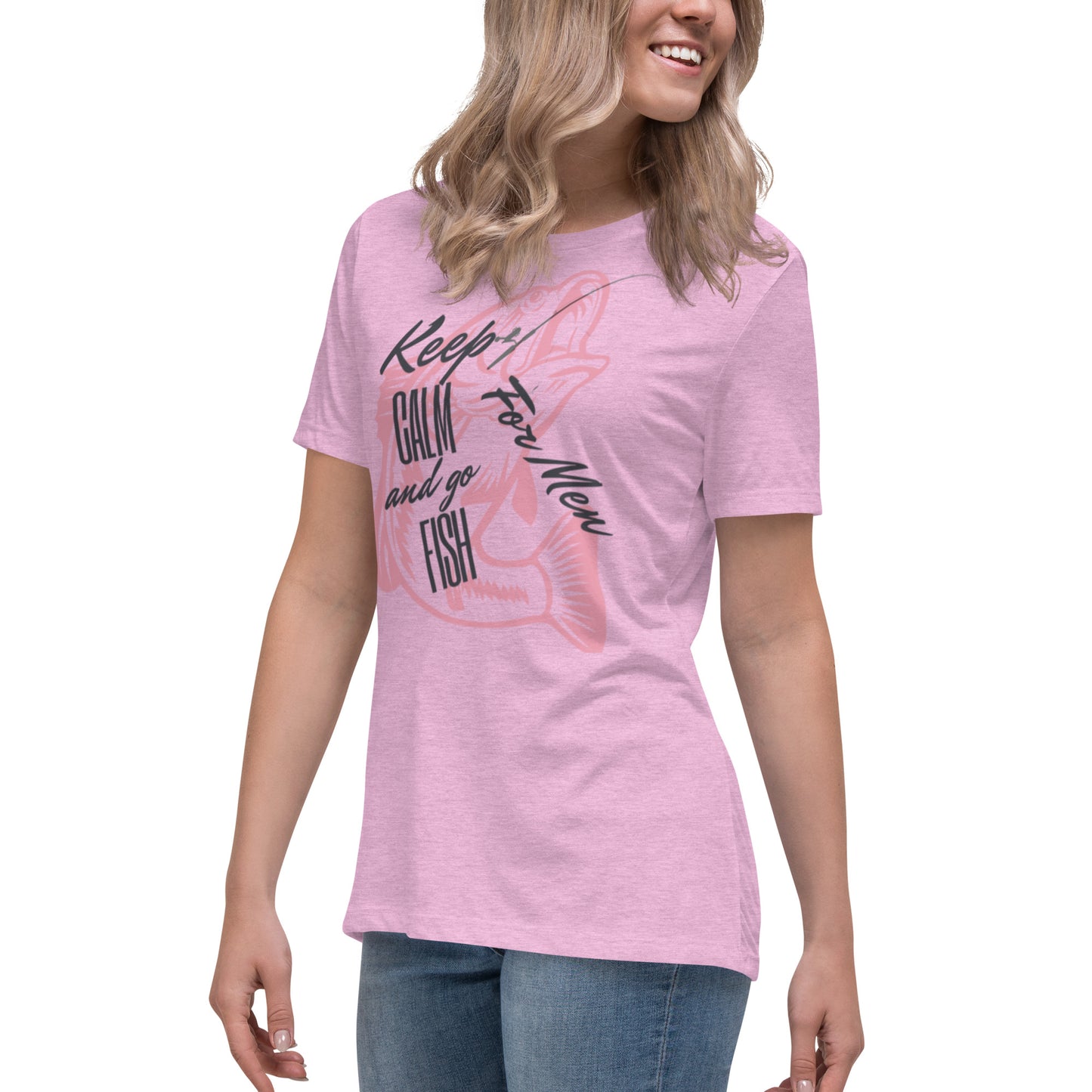 Keep Calm and go Fish for Men Women's Relaxed T-Shirt