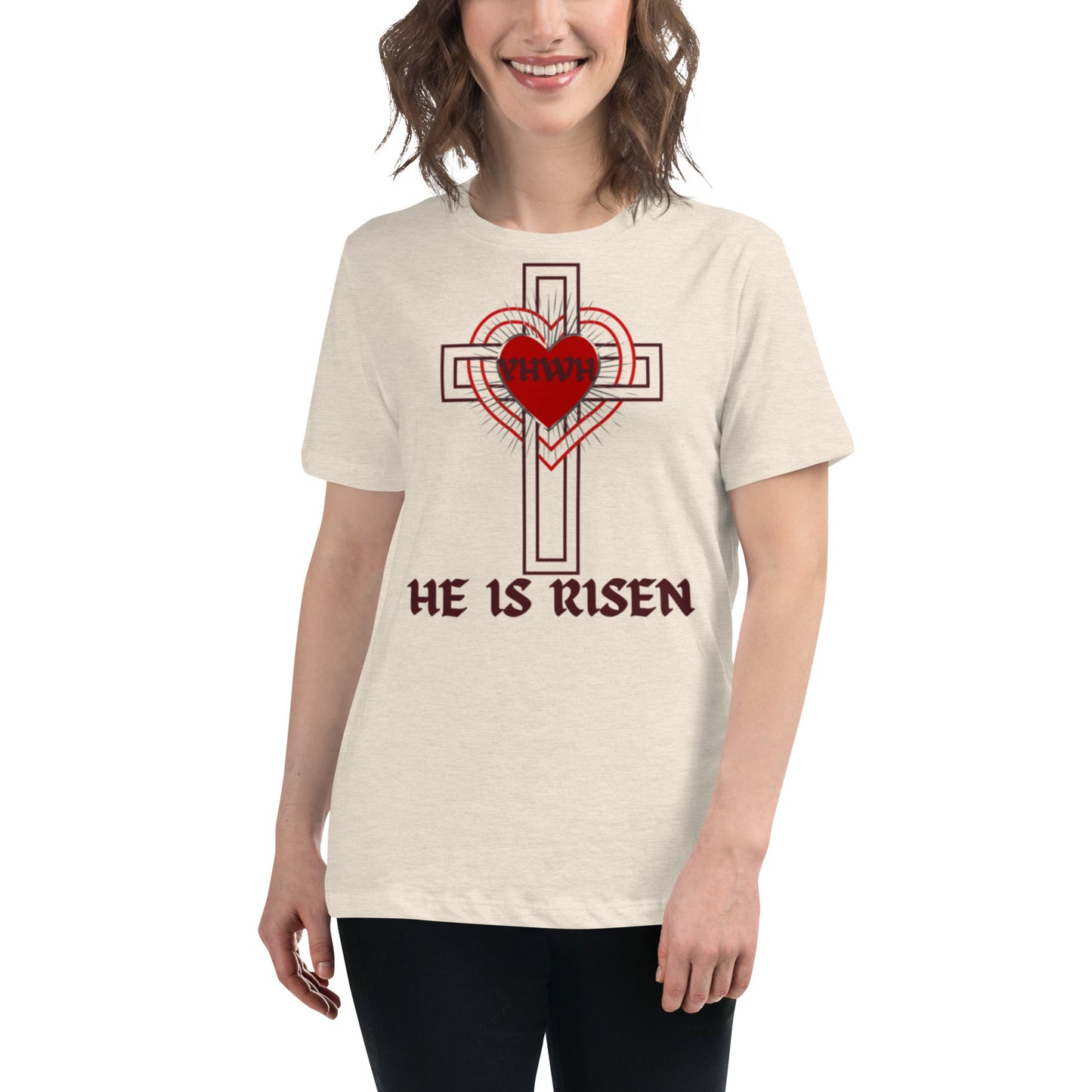 He Is Risen Women's Relaxed T-Shirt