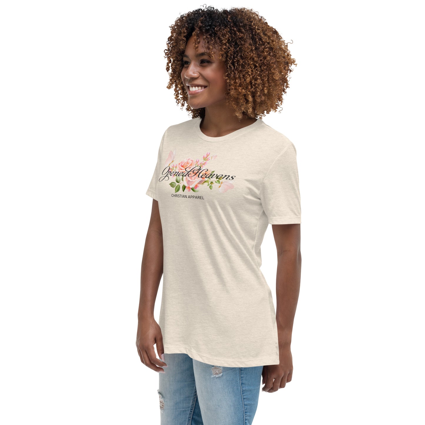 Opened Heavens Logo Women's Relaxed T-Shirt