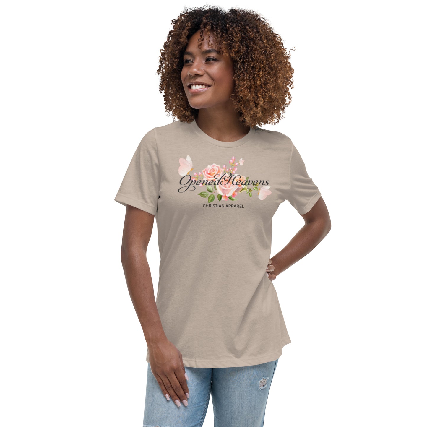 Opened Heavens Logo Women's Relaxed T-Shirt