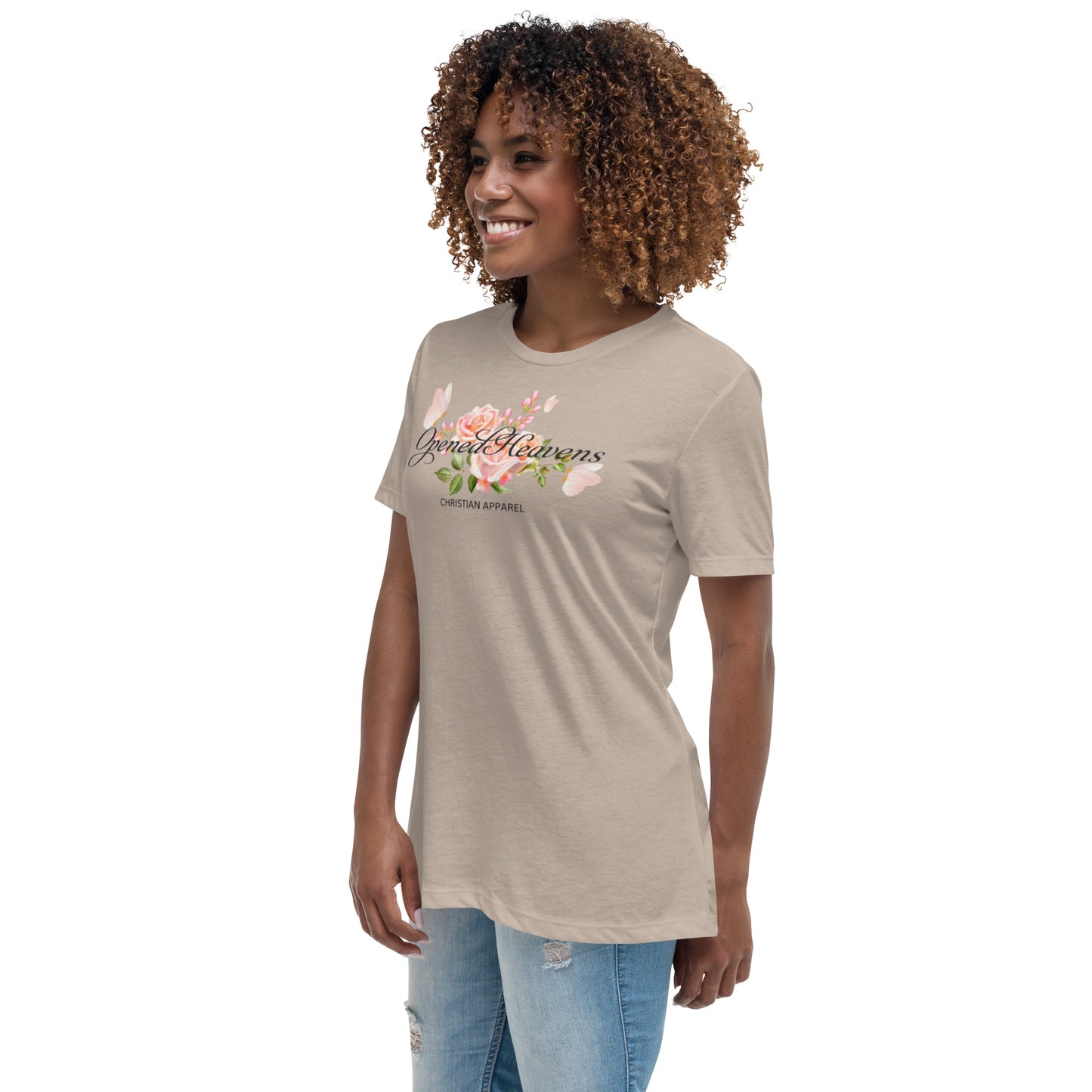 Opened Heavens Logo Women's Relaxed T-Shirt