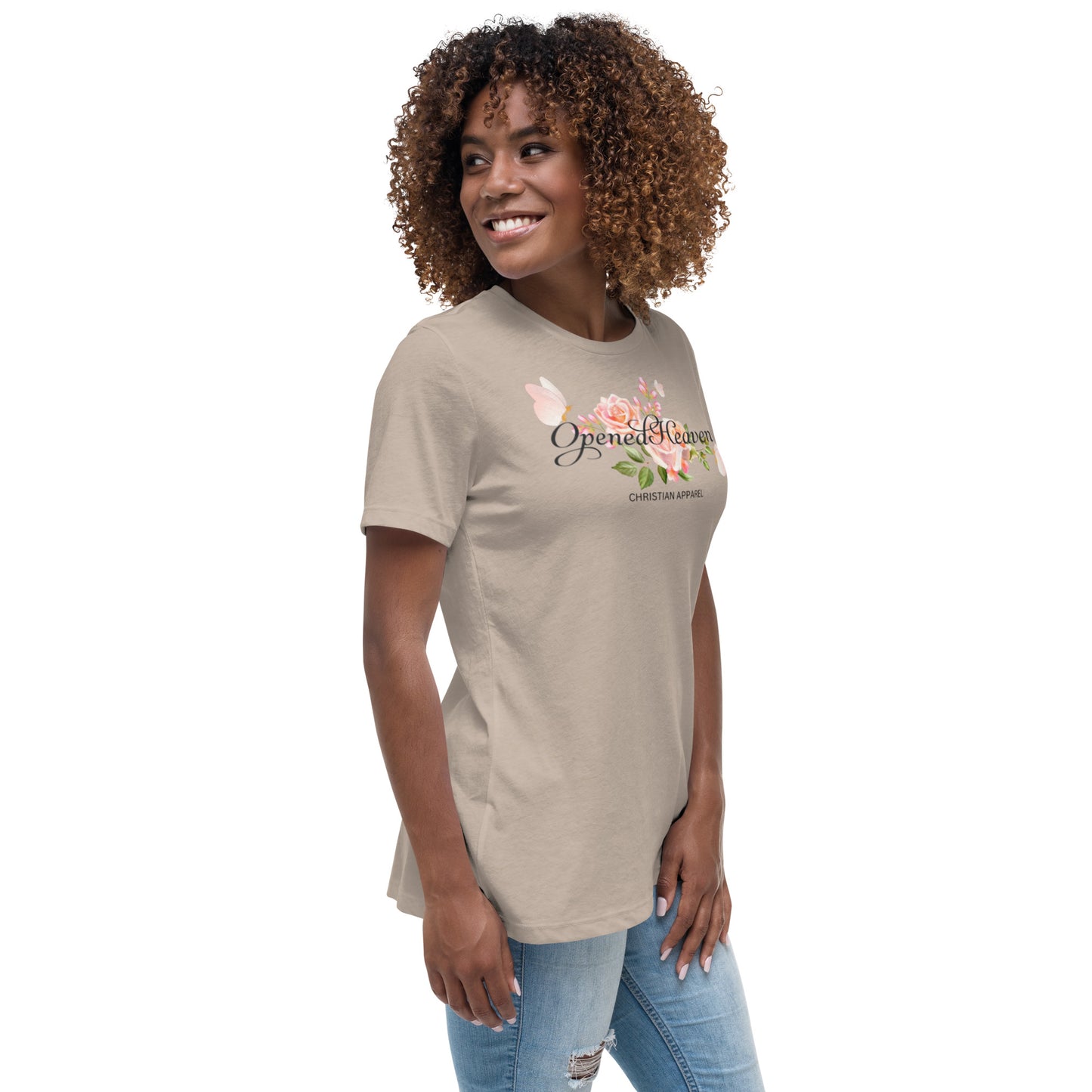 Opened Heavens Logo Women's Relaxed T-Shirt