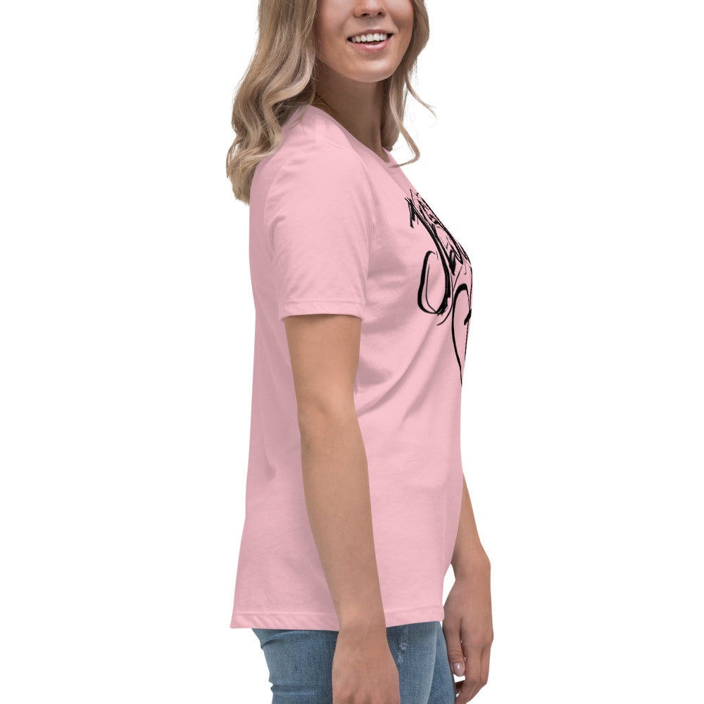 Jesus Heart Cross Women's Relaxed T-Shirt