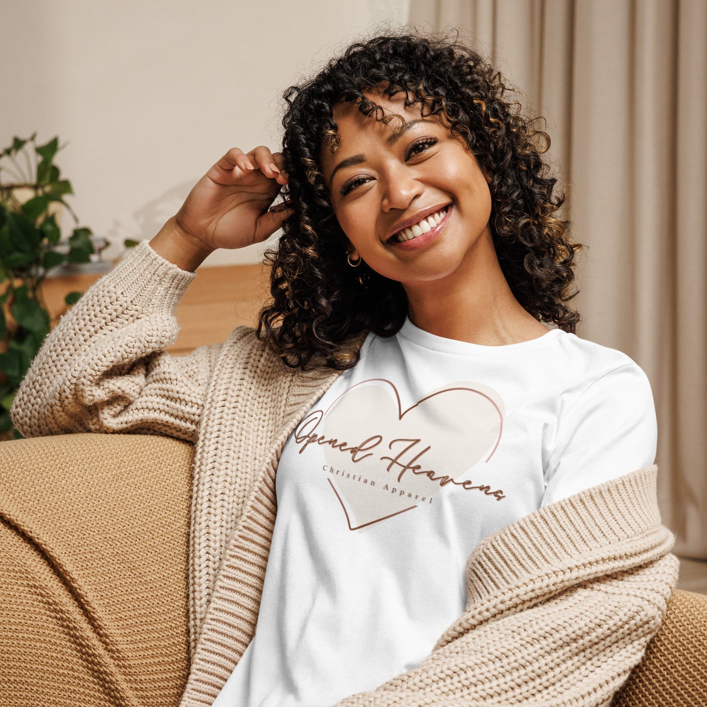 Opened Heavens Christian Apparel Women's Relaxed T-Shirt