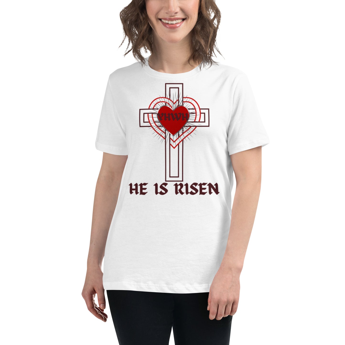 He Is Risen Women's Relaxed T-Shirt