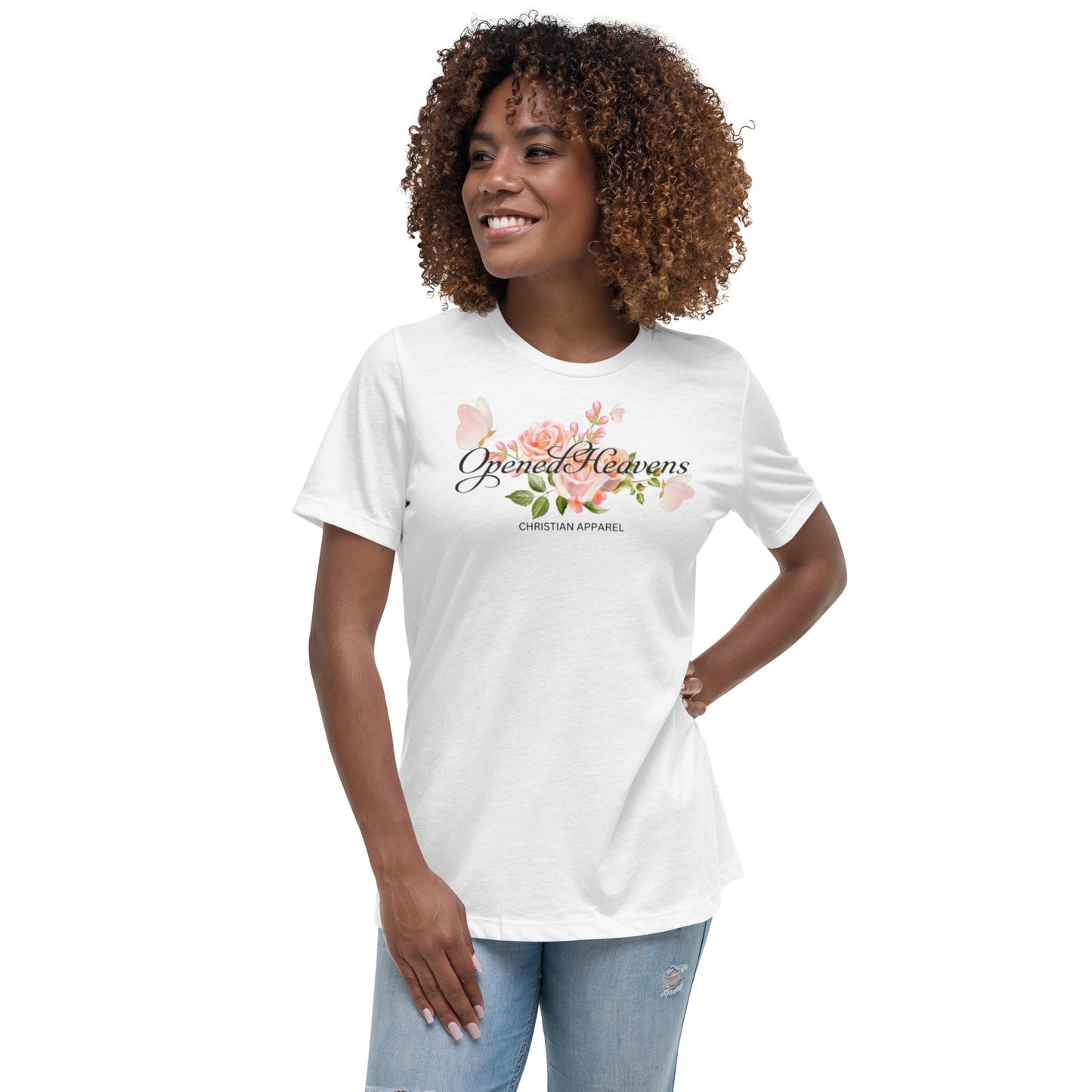 Opened Heavens Logo Women's Relaxed T-Shirt