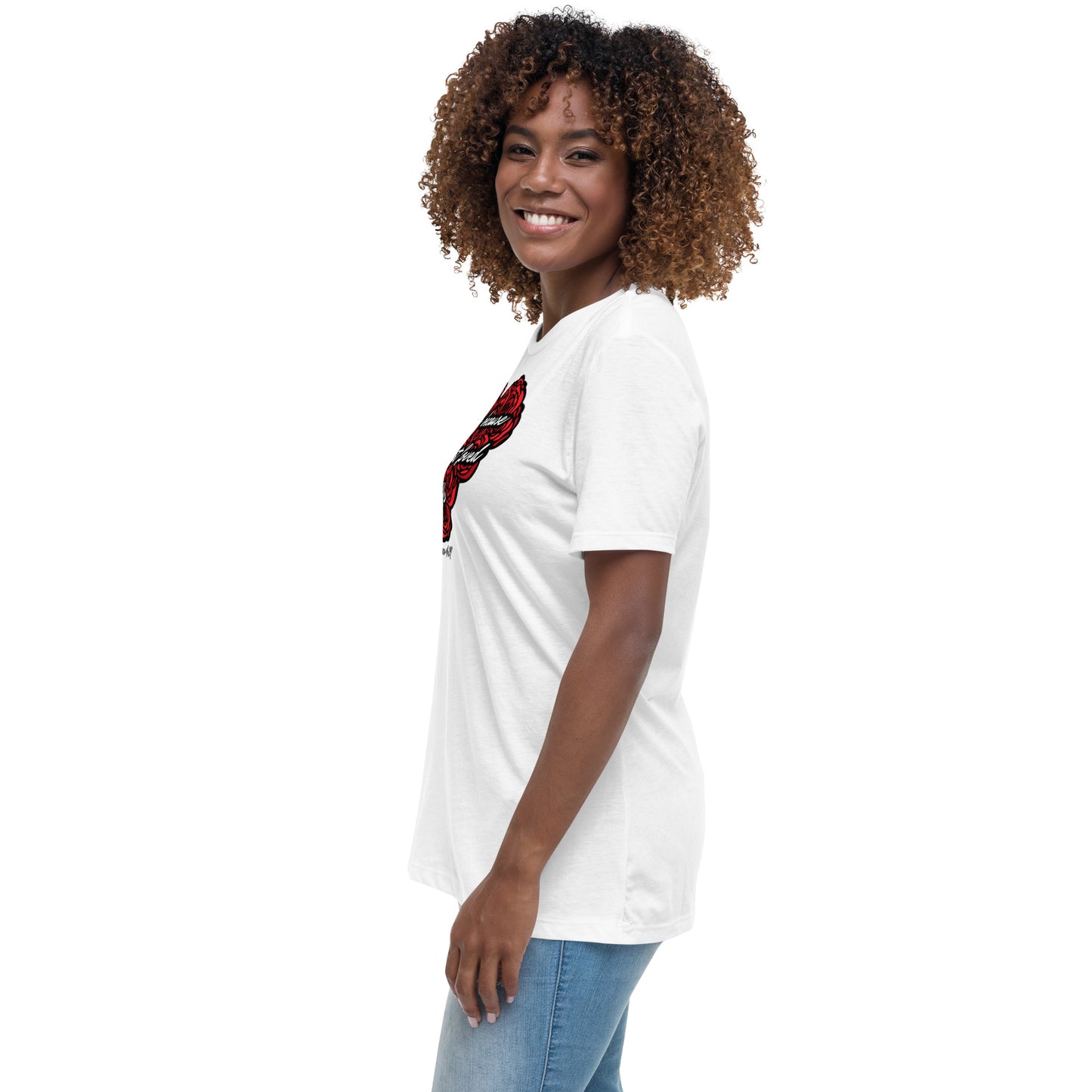 We love because He first loved us Women's Relaxed T-Shirt