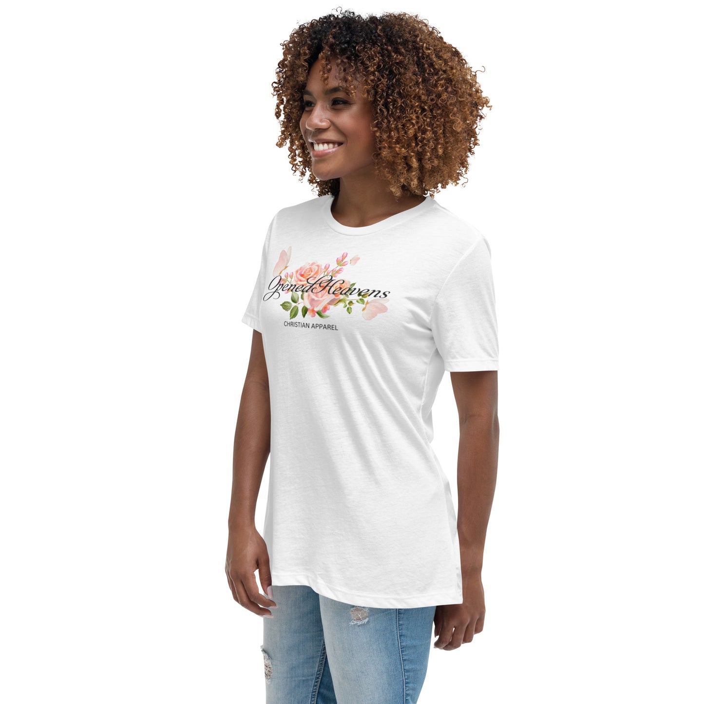 Opened Heavens Logo Women's Relaxed T-Shirt