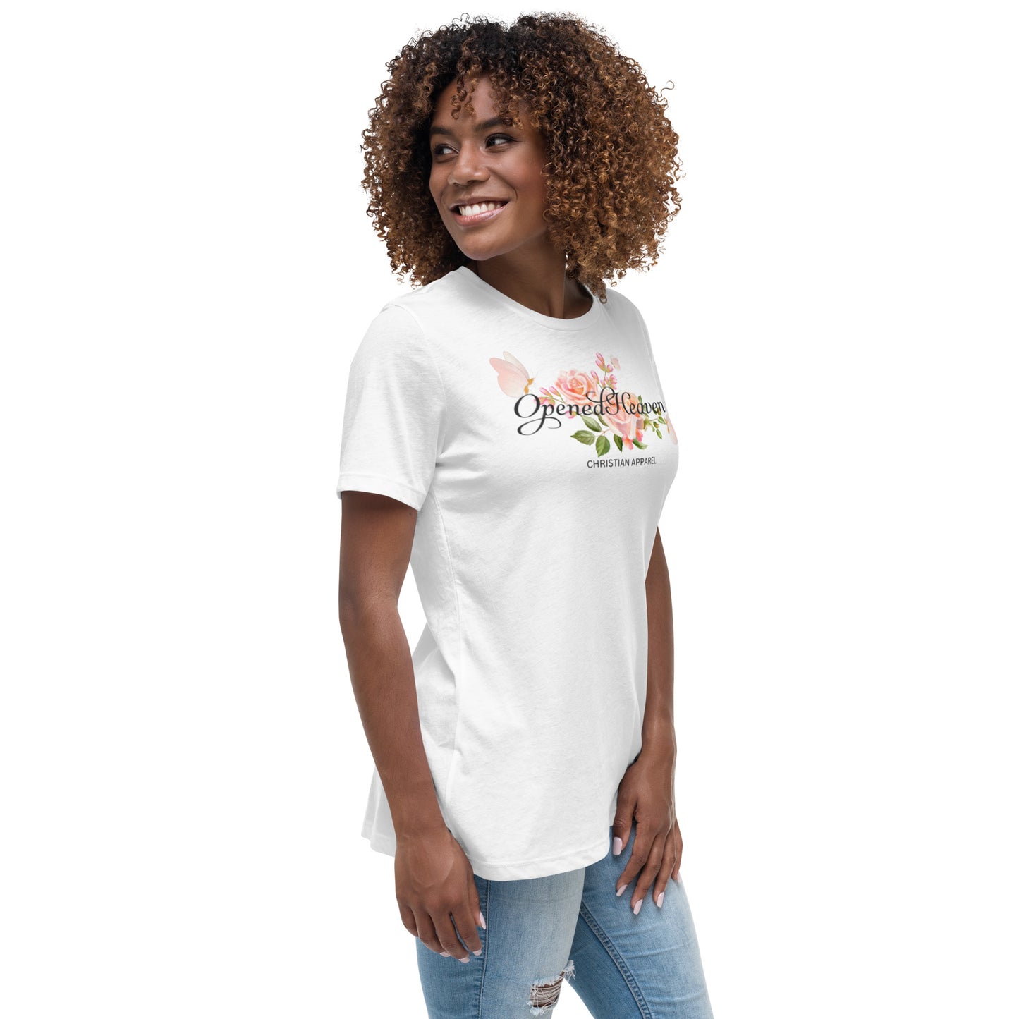 Opened Heavens Logo Women's Relaxed T-Shirt